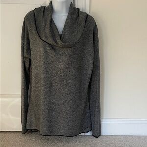 Calvin Klein Charcoal Cowl Neck Sweater